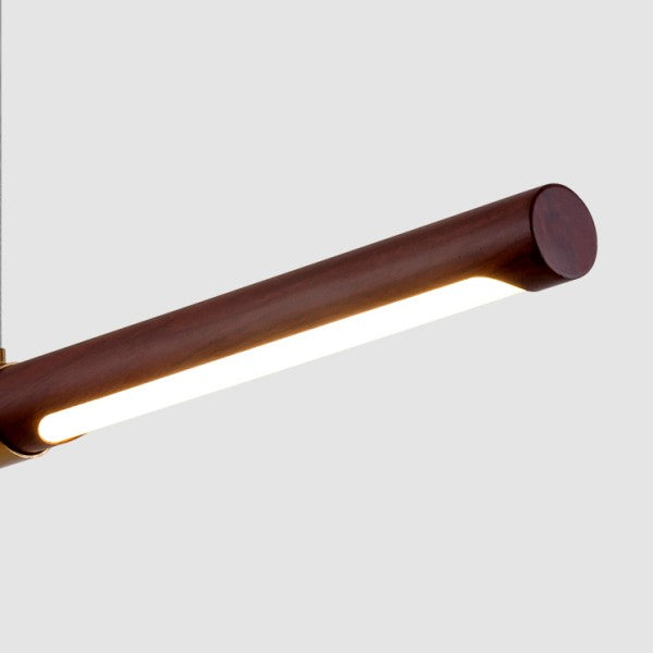 Parale Pendant Light – Modern Cylinder Wood & Metal Fixture | Vinlighting