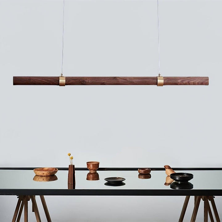 Parale Pendant Light – Modern Cylinder Wood & Metal Fixture | Vinlighting