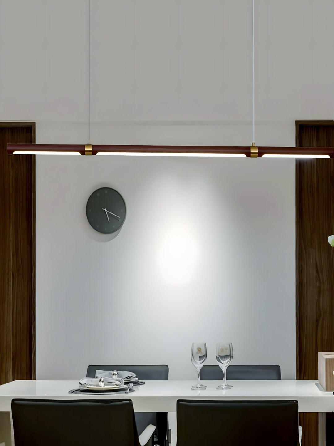 Parale Pendant Light – Modern Cylinder Wood & Metal Fixture | Vinlighting