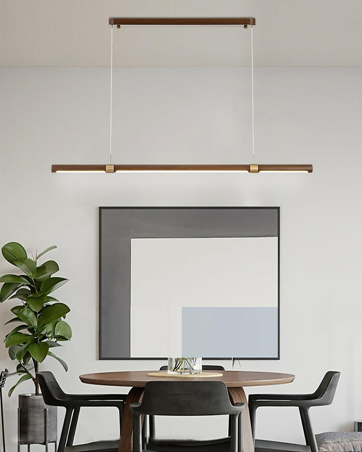Parale Pendant Light – Modern Cylinder Wood & Metal Fixture | Vinlighting