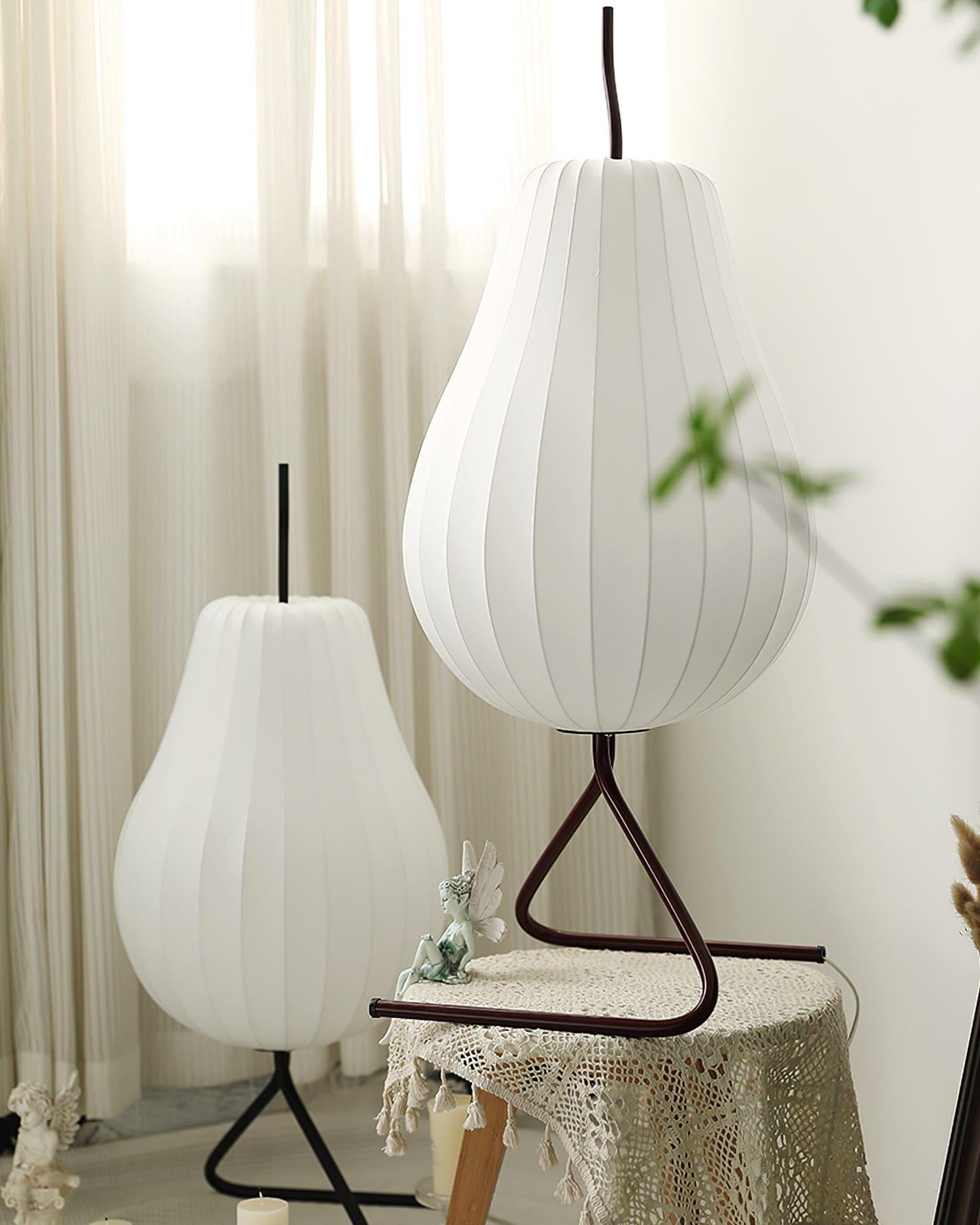 Pear Silk Floor Lamp - Vinlighting