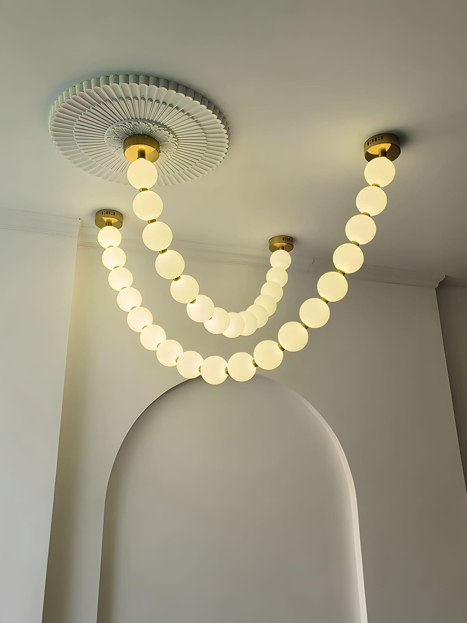 Pearl Necklace Combination Chandelier - Vinlighting