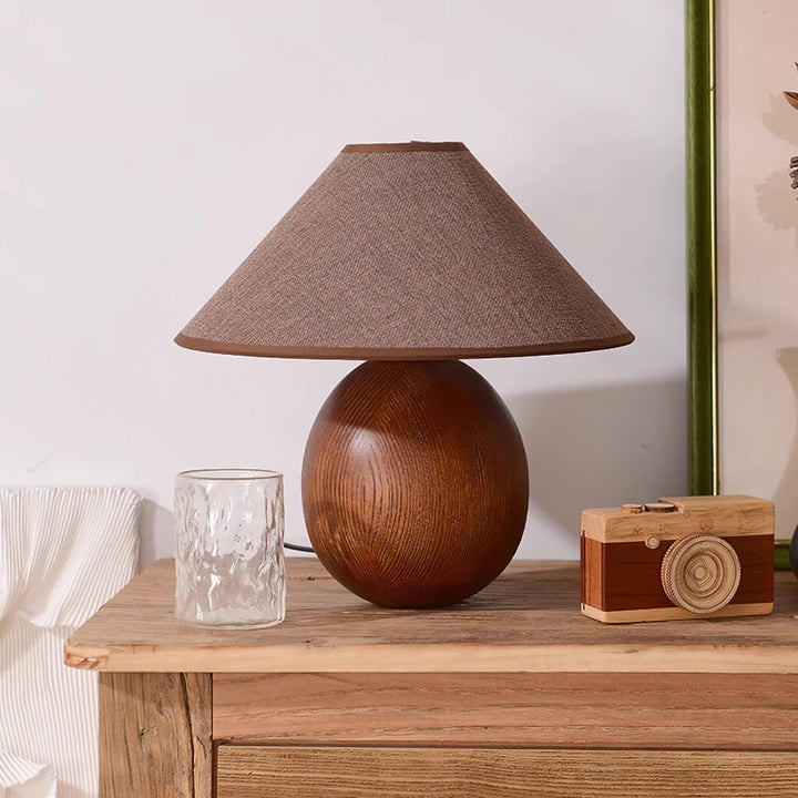Penna Table Lamp - Wooden Modern Lamp for Bedroom | Vinlighting | Vinlighting