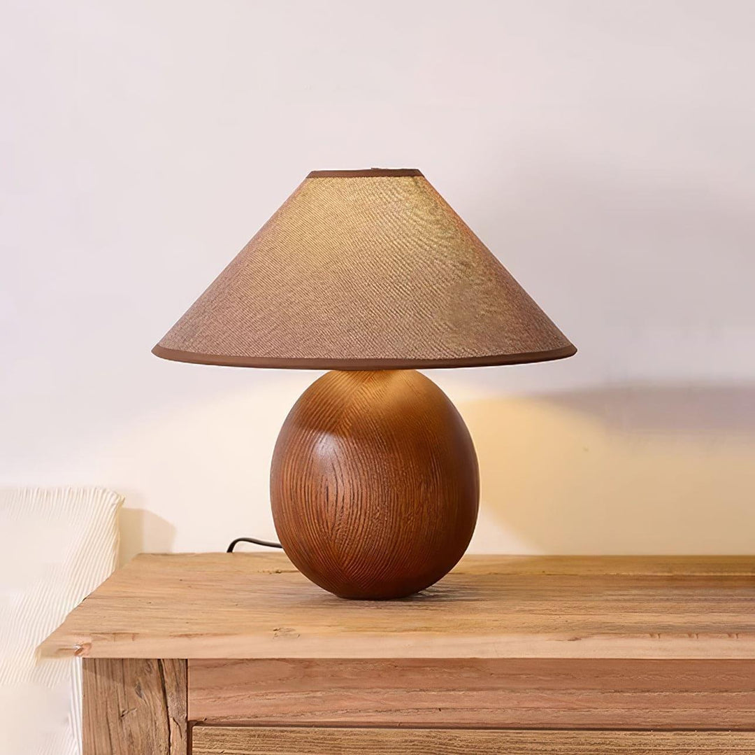 Penna Table Lamp - Wooden Modern Lamp for Bedroom | Vinlighting | Vinlighting