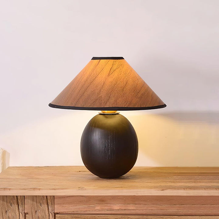 Penna Table Lamp - Wooden Modern Lamp for Bedroom | Vinlighting | Vinlighting