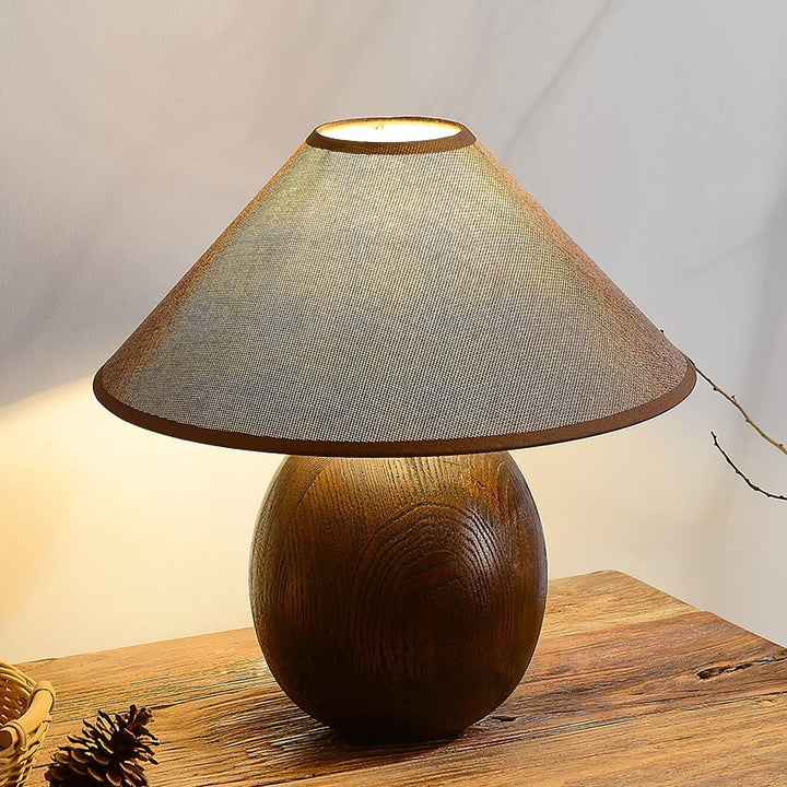 Penna Table Lamp - Wooden Modern Lamp for Bedroom | Vinlighting | Vinlighting