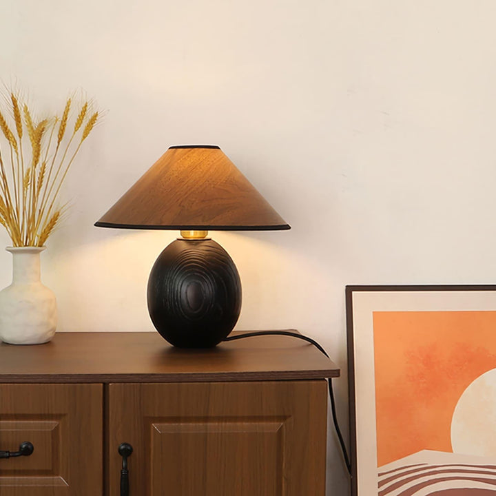 Penna Table Lamp - Wooden Modern Lamp for Bedroom | Vinlighting | Vinlighting