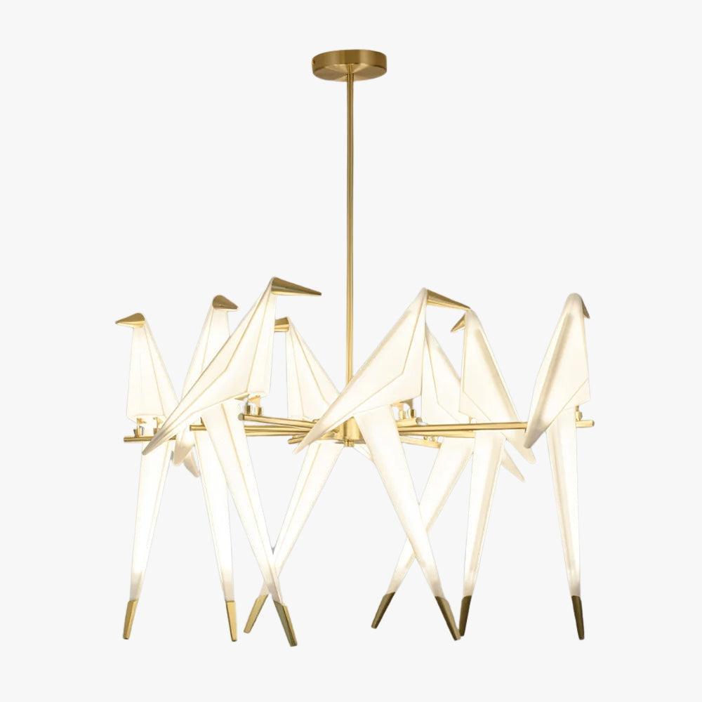 Perching Bird Chandelier | Nature-Inspired Light Fixture | Vinlighting | Vinlighting