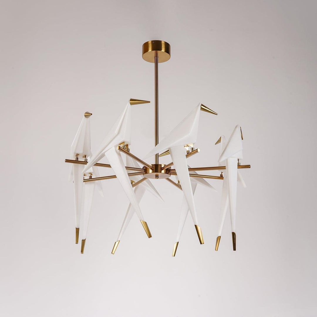 Perching Bird Chandelier | Nature-Inspired Light Fixture | Vinlighting | Vinlighting
