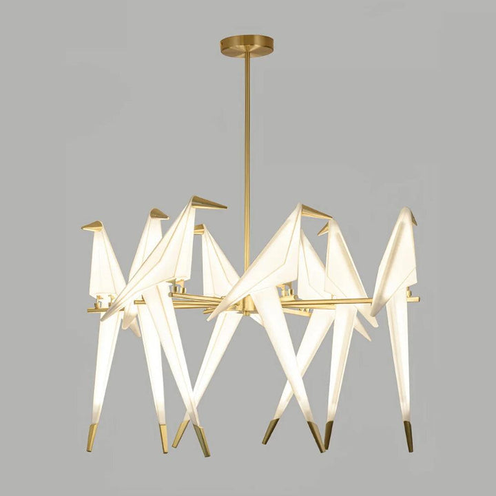 Perching Bird Chandelier | Nature-Inspired Light Fixture | Vinlighting | Vinlighting