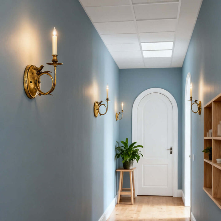 Perching Bird Wall Lamp – French Vintage Creative Decorative