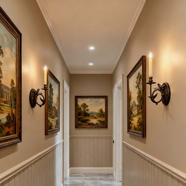 Perching Bird Wall Lamp – French Vintage Creative Decorative