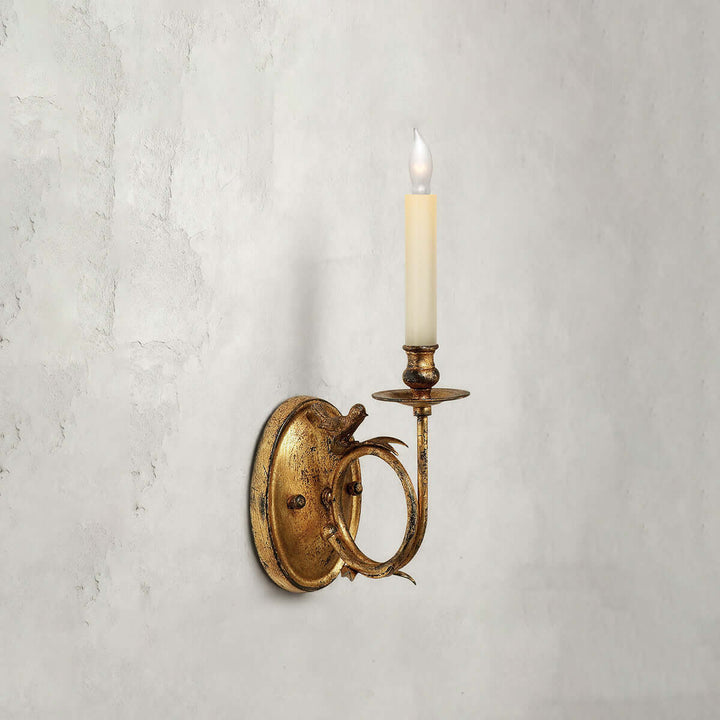 Perching Bird Wall Lamp – French Vintage Creative Decorative