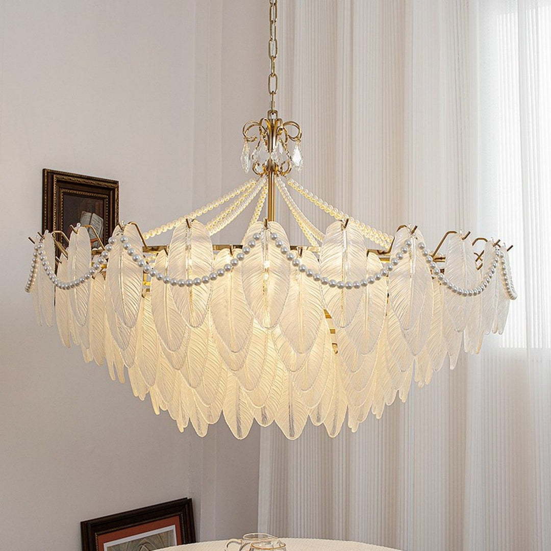 Peroleno Chandelier – Modern Crystal Glass Light for Living Room | Vinlighting