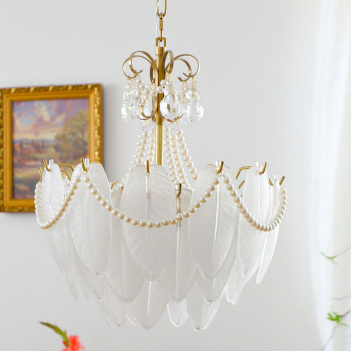 Peroleno Chandelier – Modern Crystal Glass Light for Living Room | Vinlighting