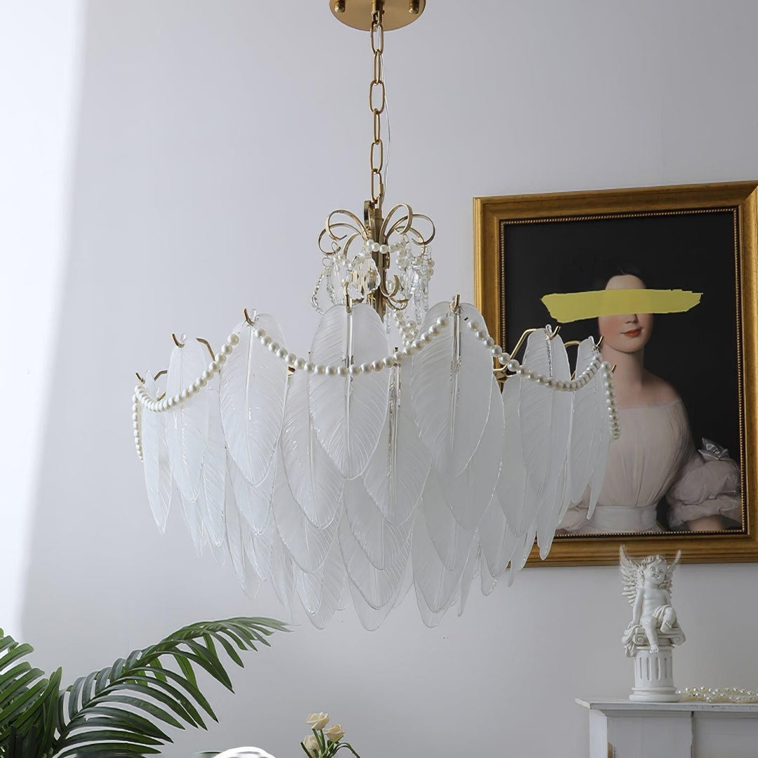 Peroleno Chandelier – Modern Crystal Glass Light for Living Room | Vinlighting