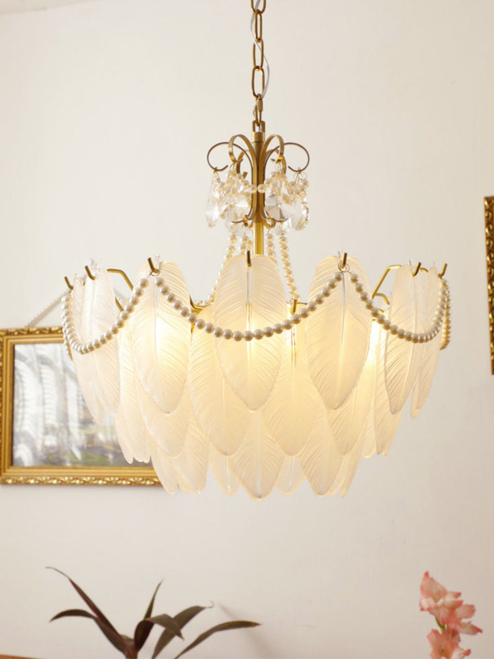 Peroleno Chandelier – Modern Crystal Glass Light for Living Room | Vinlighting