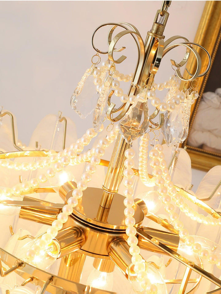 Peroleno Chandelier – Modern Crystal Glass Light for Living Room | Vinlighting