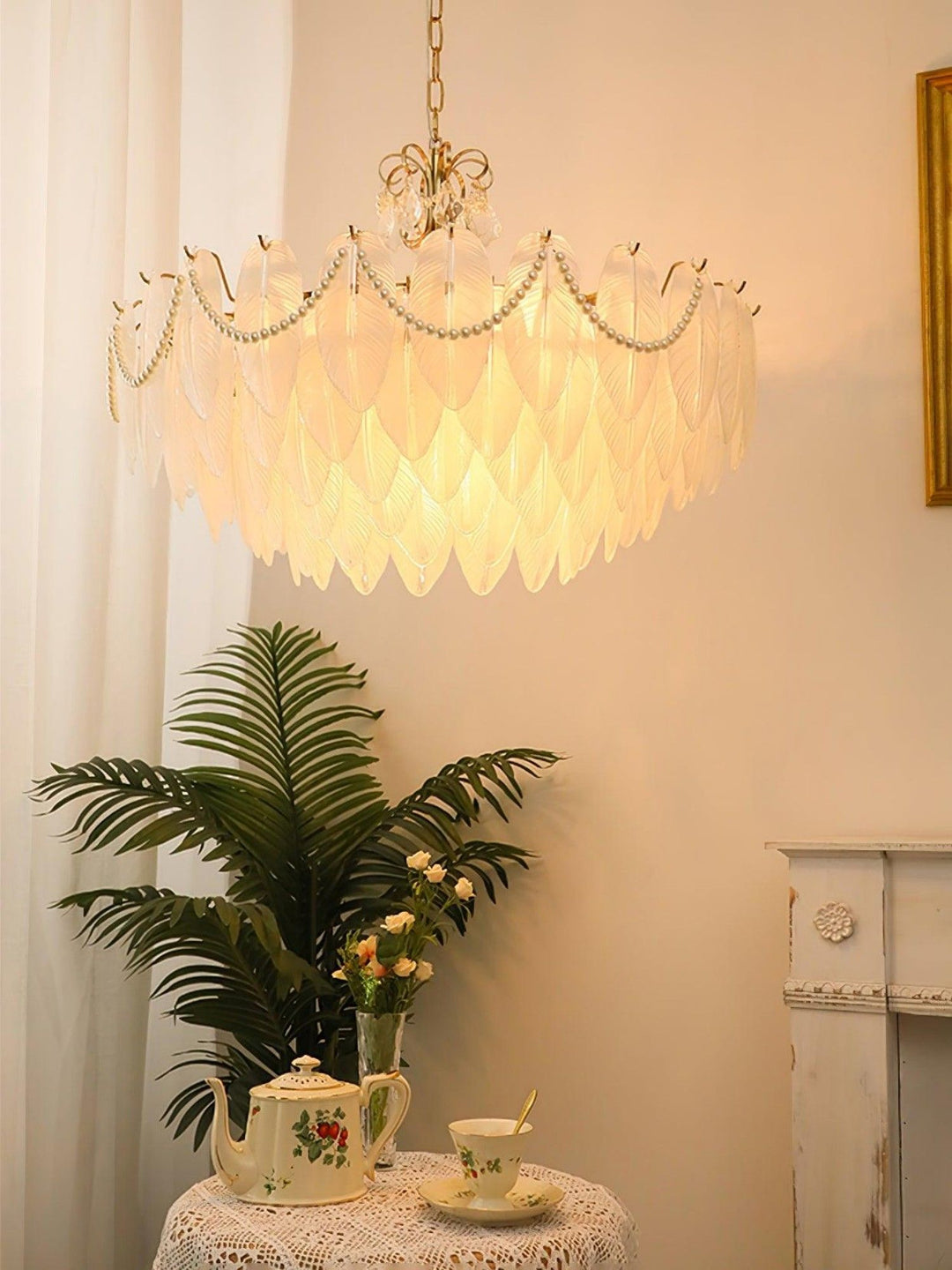 Peroleno Chandelier – Modern Crystal Glass Light for Living Room | Vinlighting