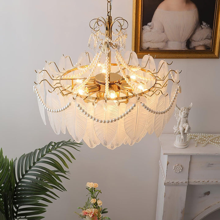 Peroleno Chandelier – Modern Crystal Glass Light for Living Room | Vinlighting