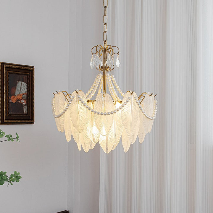 Peroleno Chandelier – Modern Crystal Glass Light for Living Room | Vinlighting