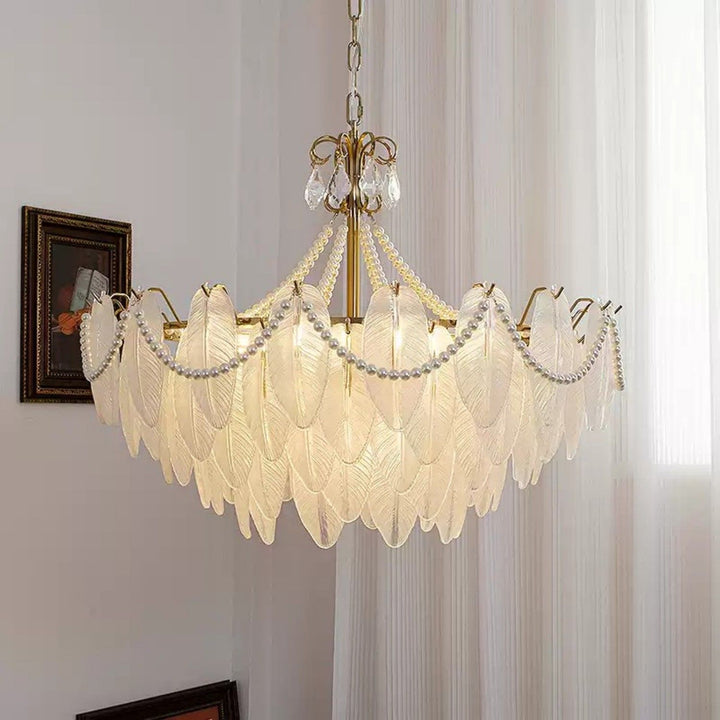 Peroleno Chandelier – Modern Crystal Glass Light for Living Room | Vinlighting
