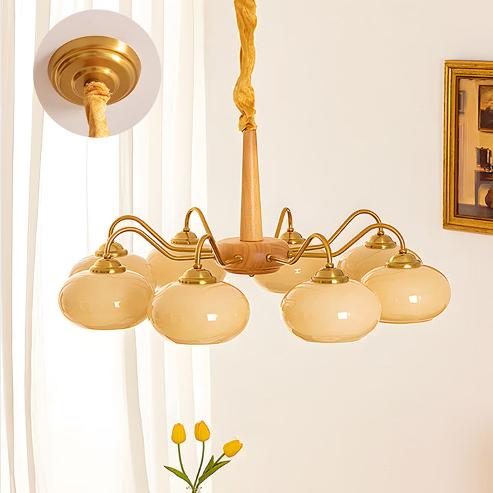 Persimmon Chandelier