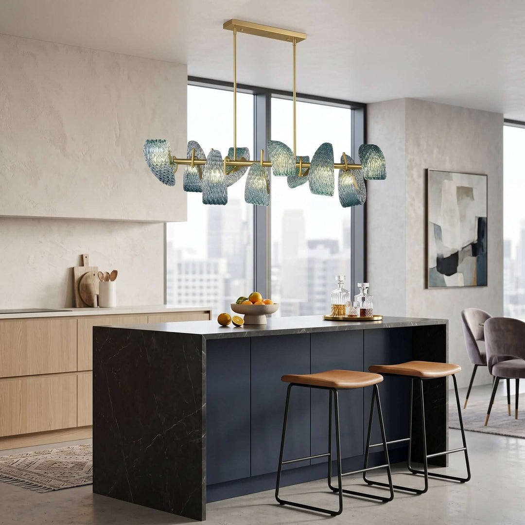 Petal Blue Chandelier