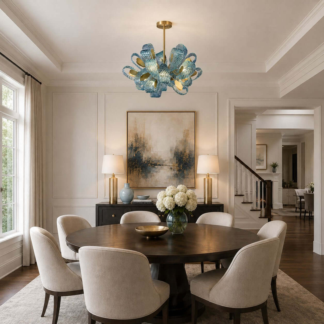 Petal Glass Chandelier