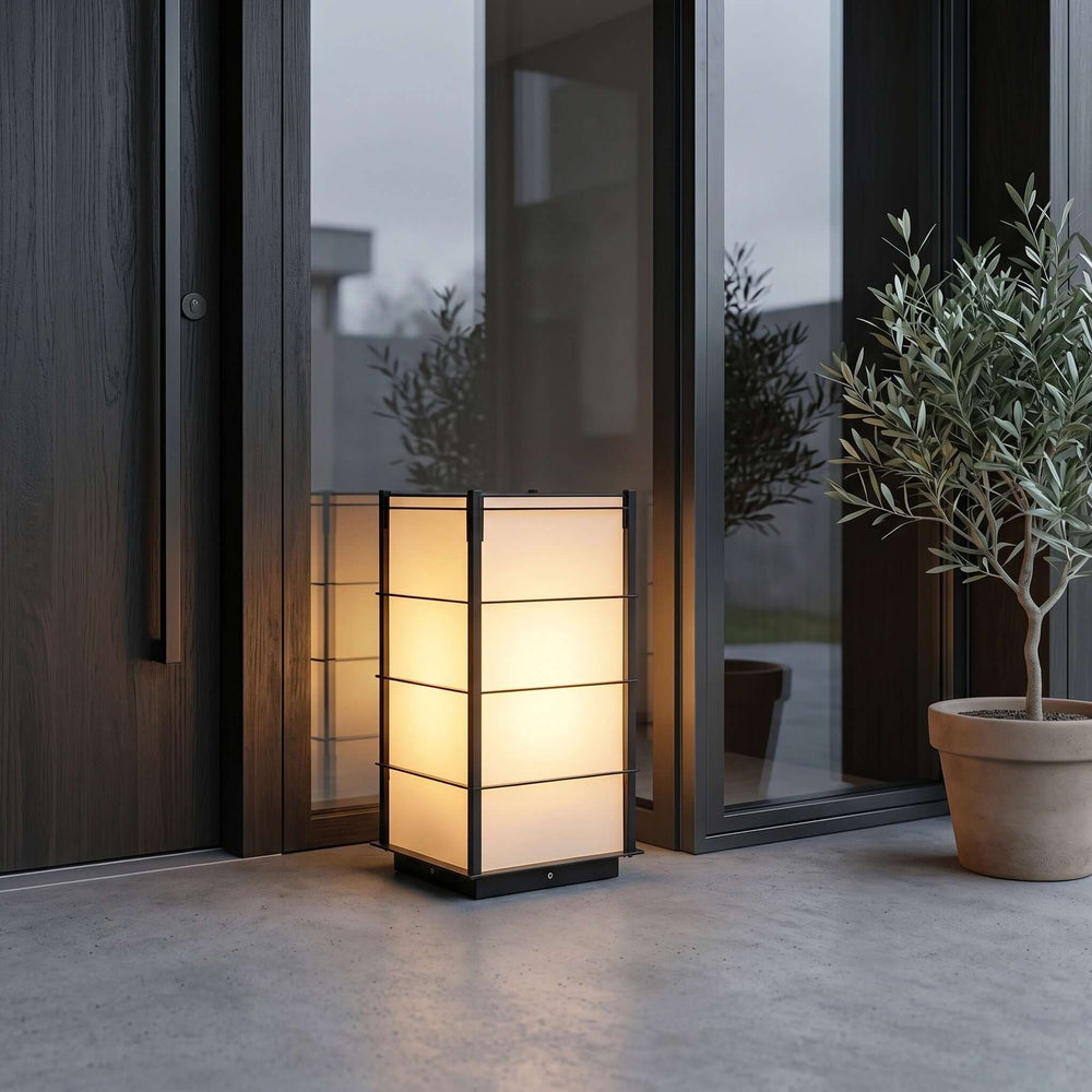 Phaero Outdoor Floor Lamp - Minimalist Wabi-sabi Solar Light