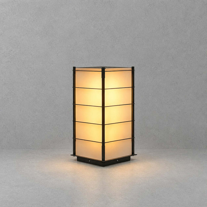 Phaero Outdoor Floor Lamp - Minimalist Wabi-sabi Solar Light