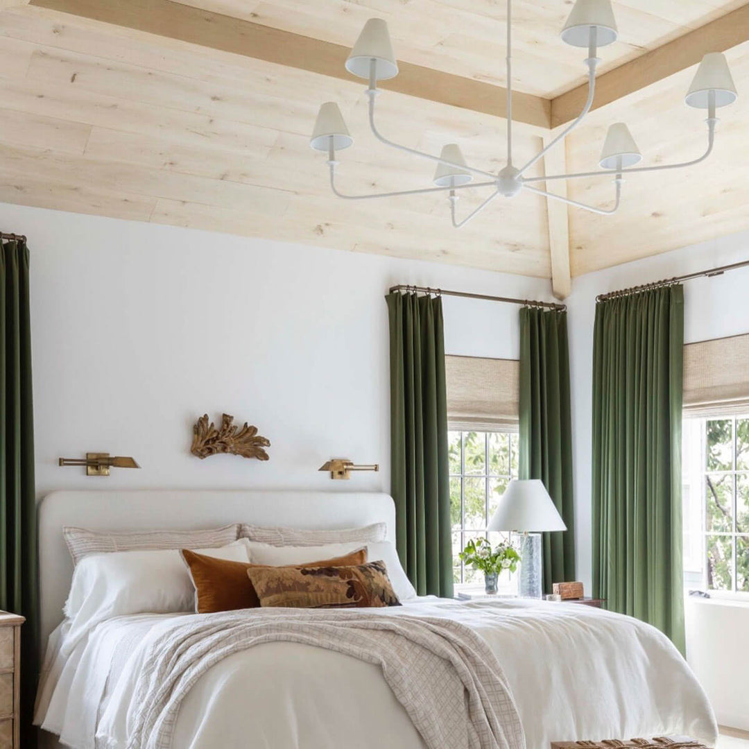 Piaf Grande Chandelier – Modern Mid Century Brass Light for Dining | Vinlighting