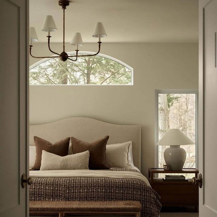Piaf Grande Chandelier – Modern Mid Century Brass Light for Dining | Vinlighting