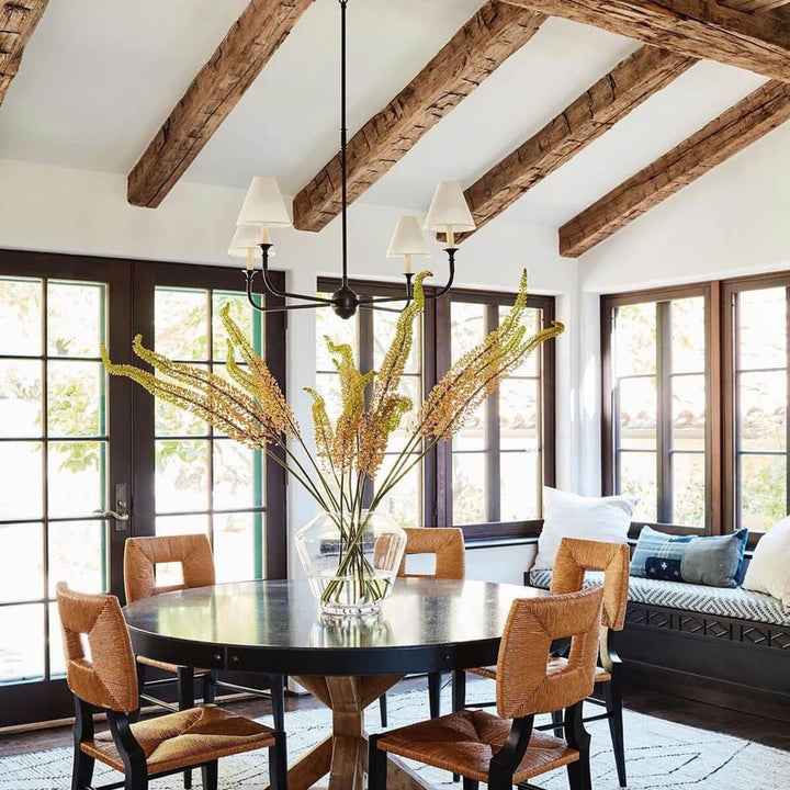 Piaf Grande Chandelier – Modern Mid Century Brass Light for Dining | Vinlighting