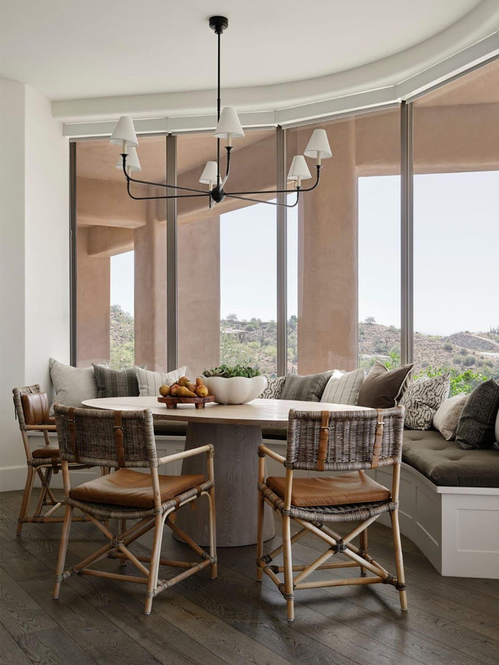Piaf Grande Chandelier – Modern Mid Century Brass Light for Dining | Vinlighting