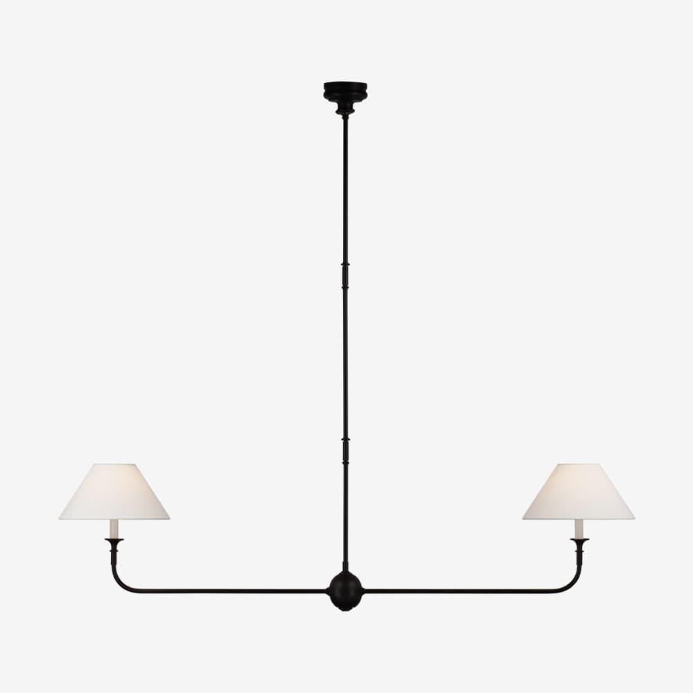 Piaf Grande Chandelier – Modern Mid Century Brass Light for Dining | Vinlighting