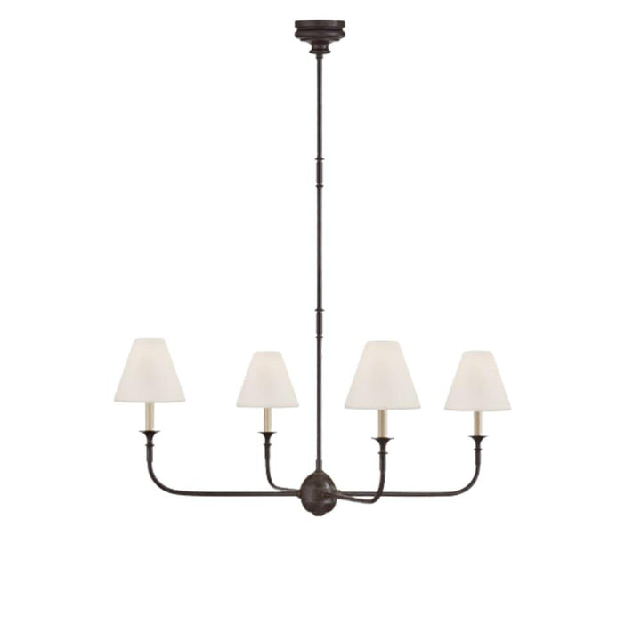 Piaf Grande Chandelier – Modern Mid Century Brass Light for Dining | Vinlighting