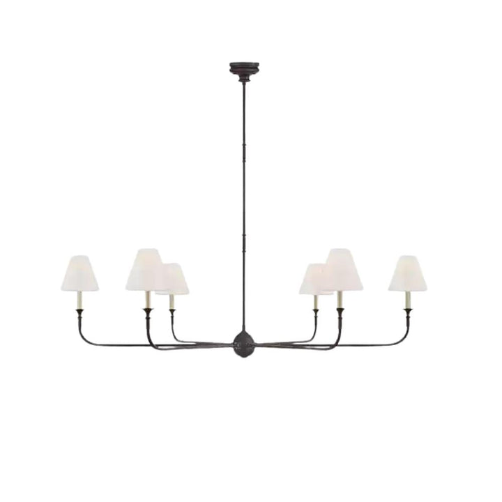 Piaf Grande Chandelier – Modern Mid Century Brass Light for Dining | Vinlighting