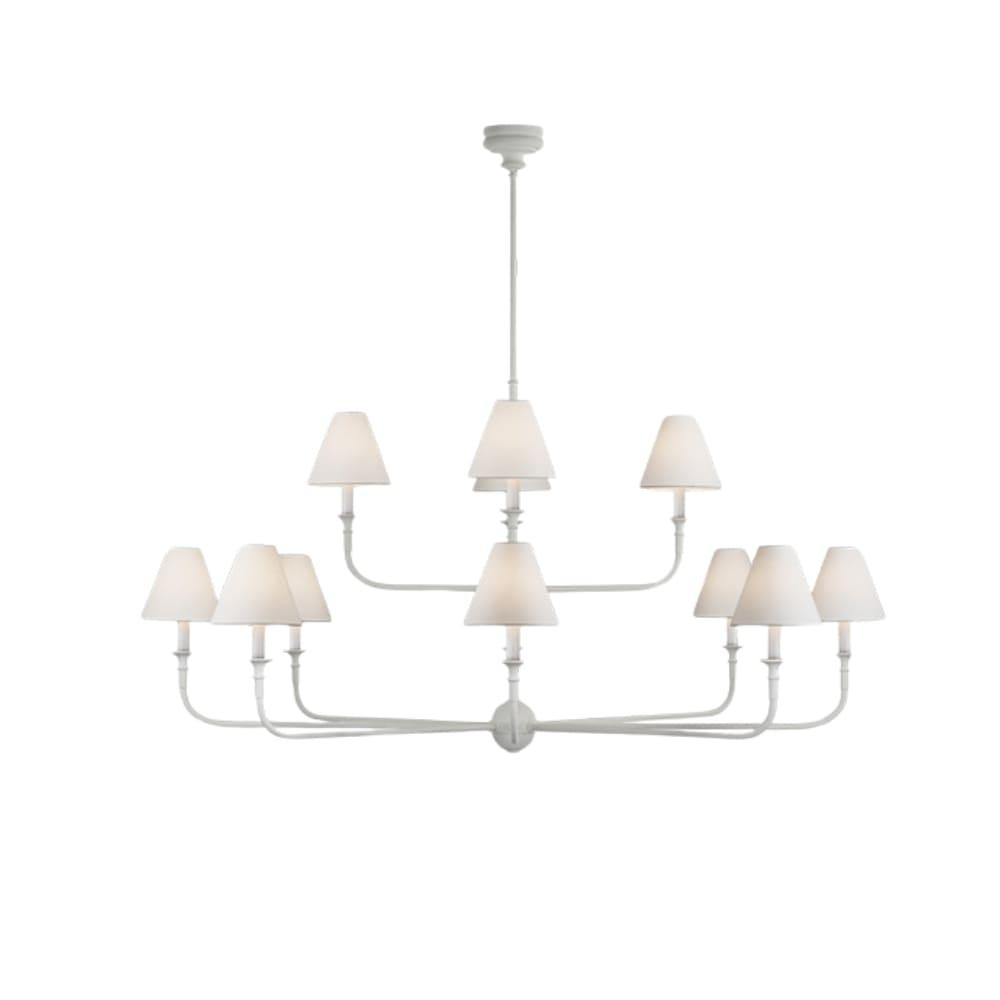 Piaf Grande Chandelier – Modern Mid Century Brass Light for Dining | Vinlighting