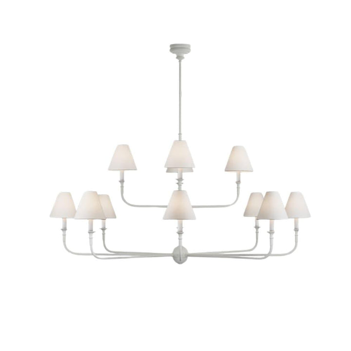 Piaf Grande Chandelier – Modern Mid Century Brass Light for Dining | Vinlighting