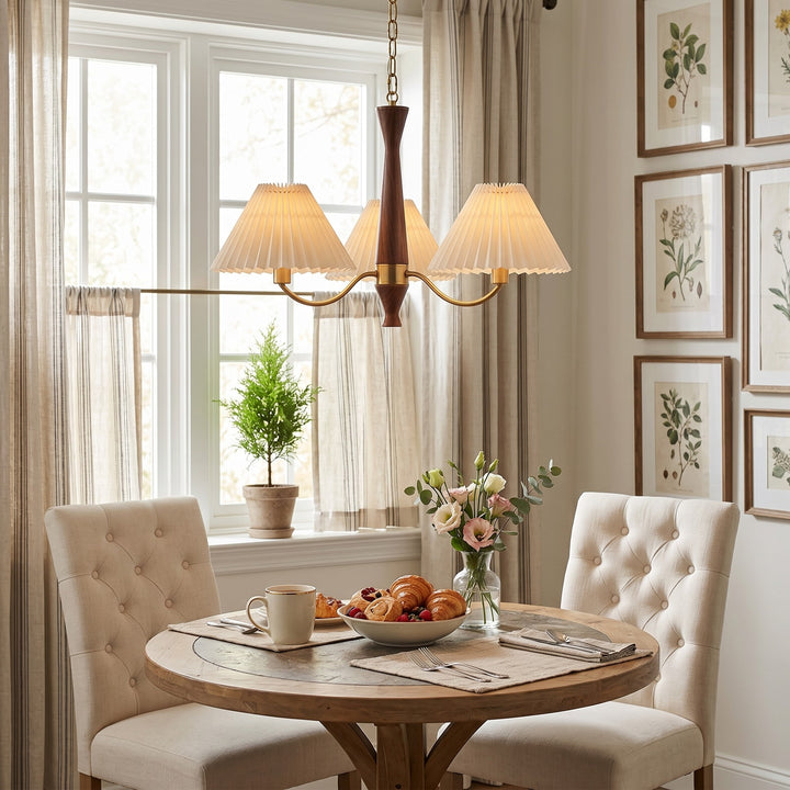 Pleated Chandelier