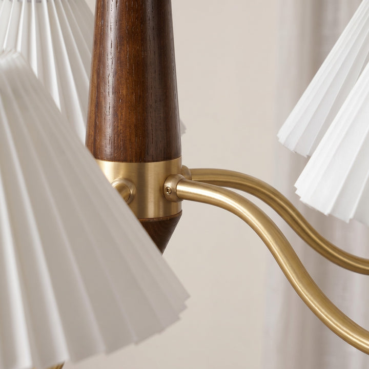 Pleated Chandelier