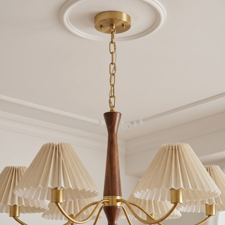Pleated Chandelier