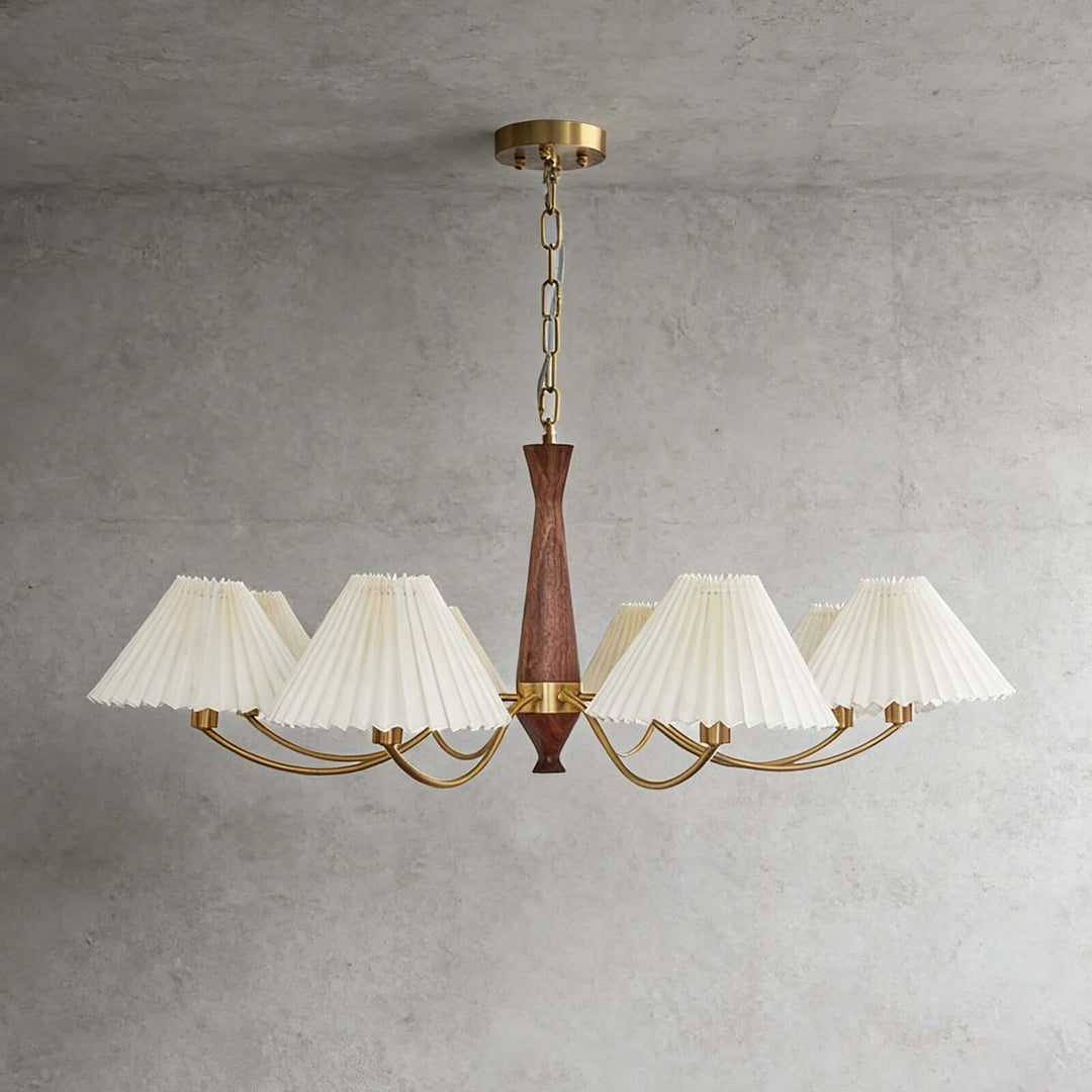 Pleated Chandelier