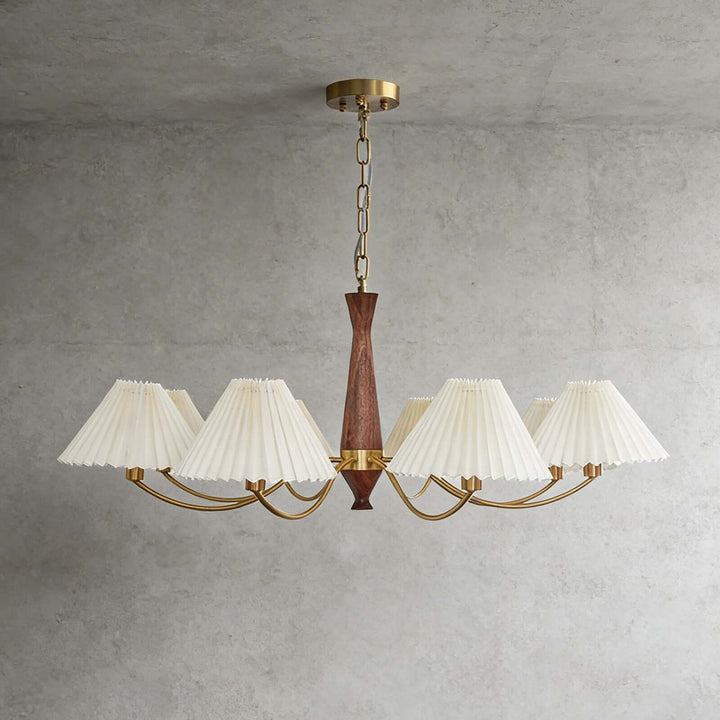 Pleated Chandelier
