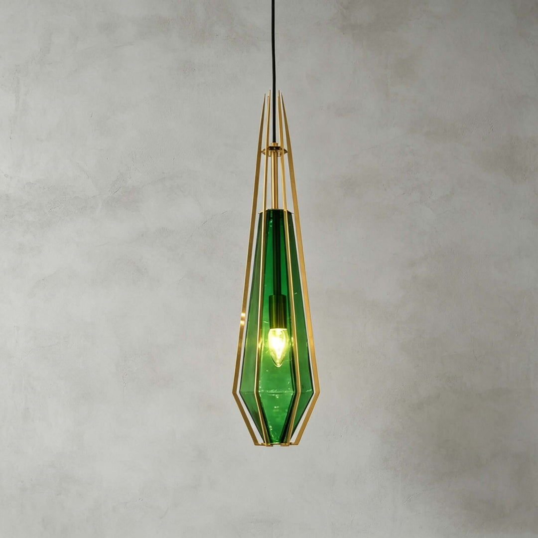 Prismora Pendant Light - Geometric Glass Kitchen Island Light | Vinlighting