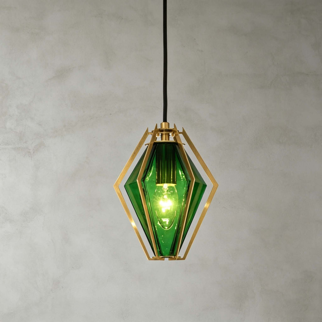 Prismora Pendant Light - Geometric Glass Kitchen Island Light | Vinlighting