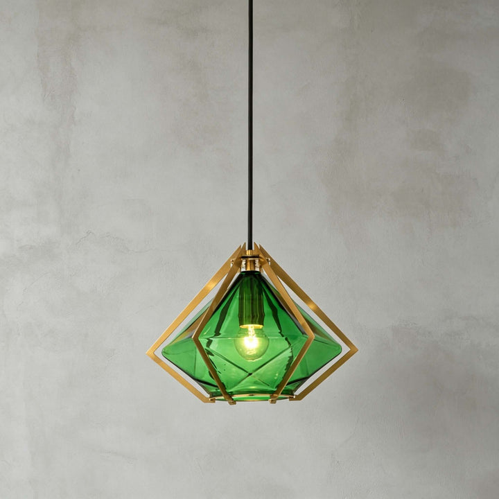 Prismora Pendant Light - Geometric Glass Kitchen Island Light | Vinlighting