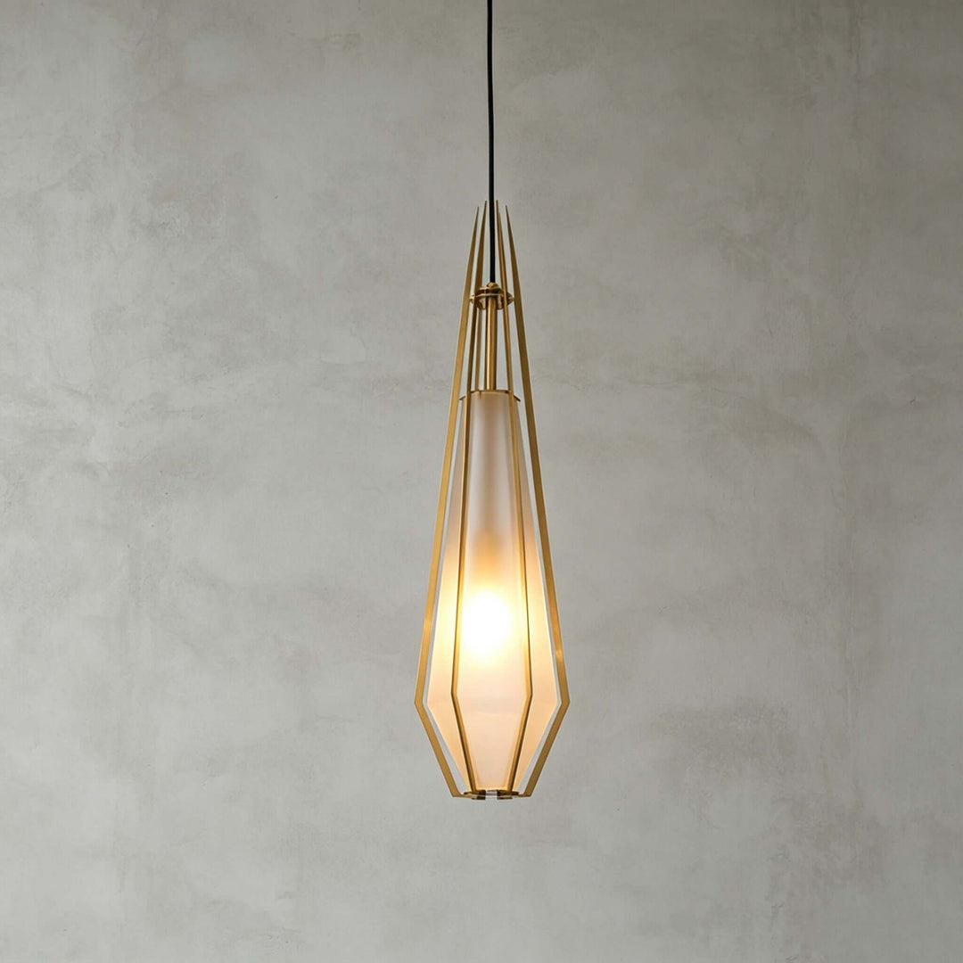 Prismora Pendant Light - Geometric Glass Kitchen Island Light | Vinlighting