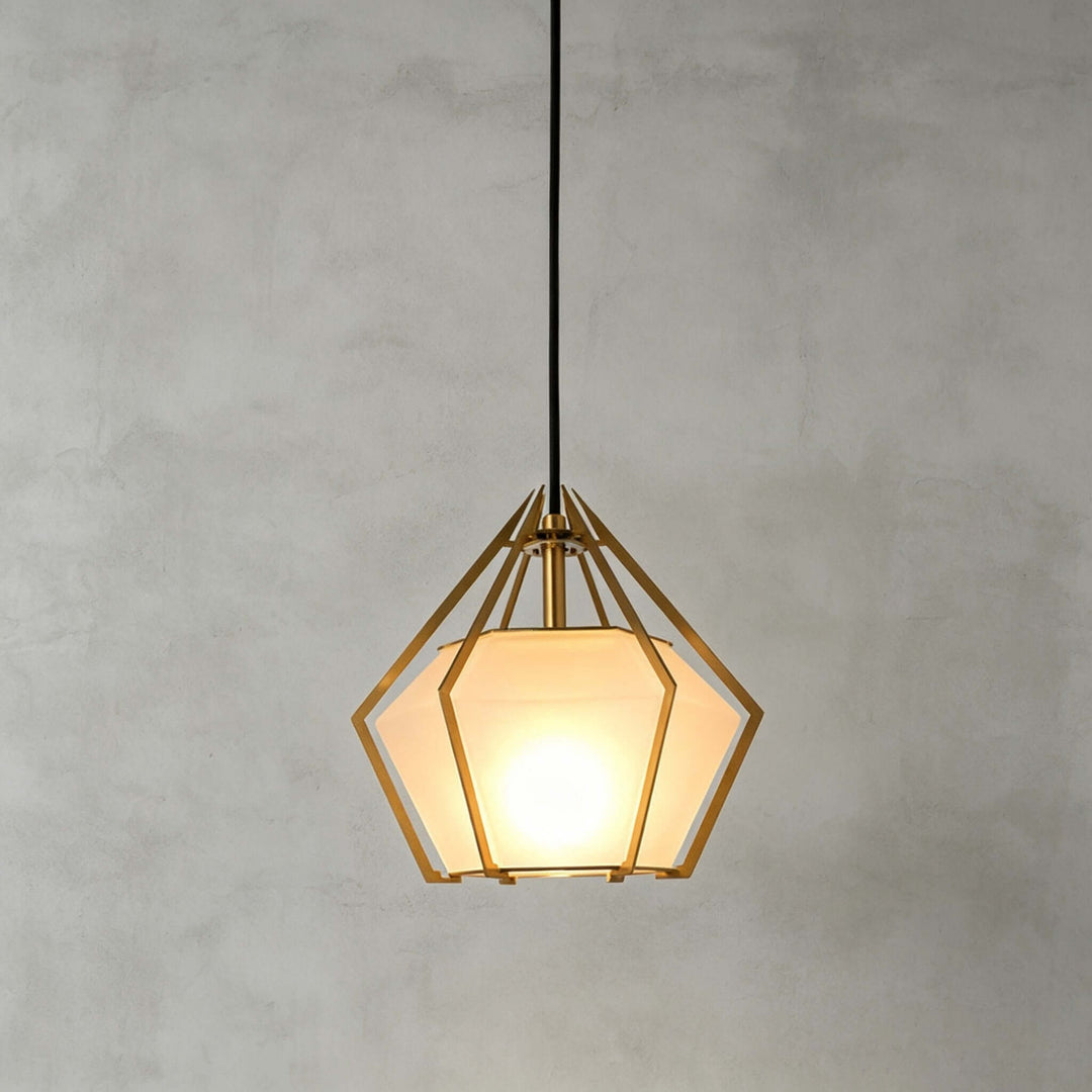 Prismora Pendant Light - Geometric Glass Kitchen Island Light | Vinlighting